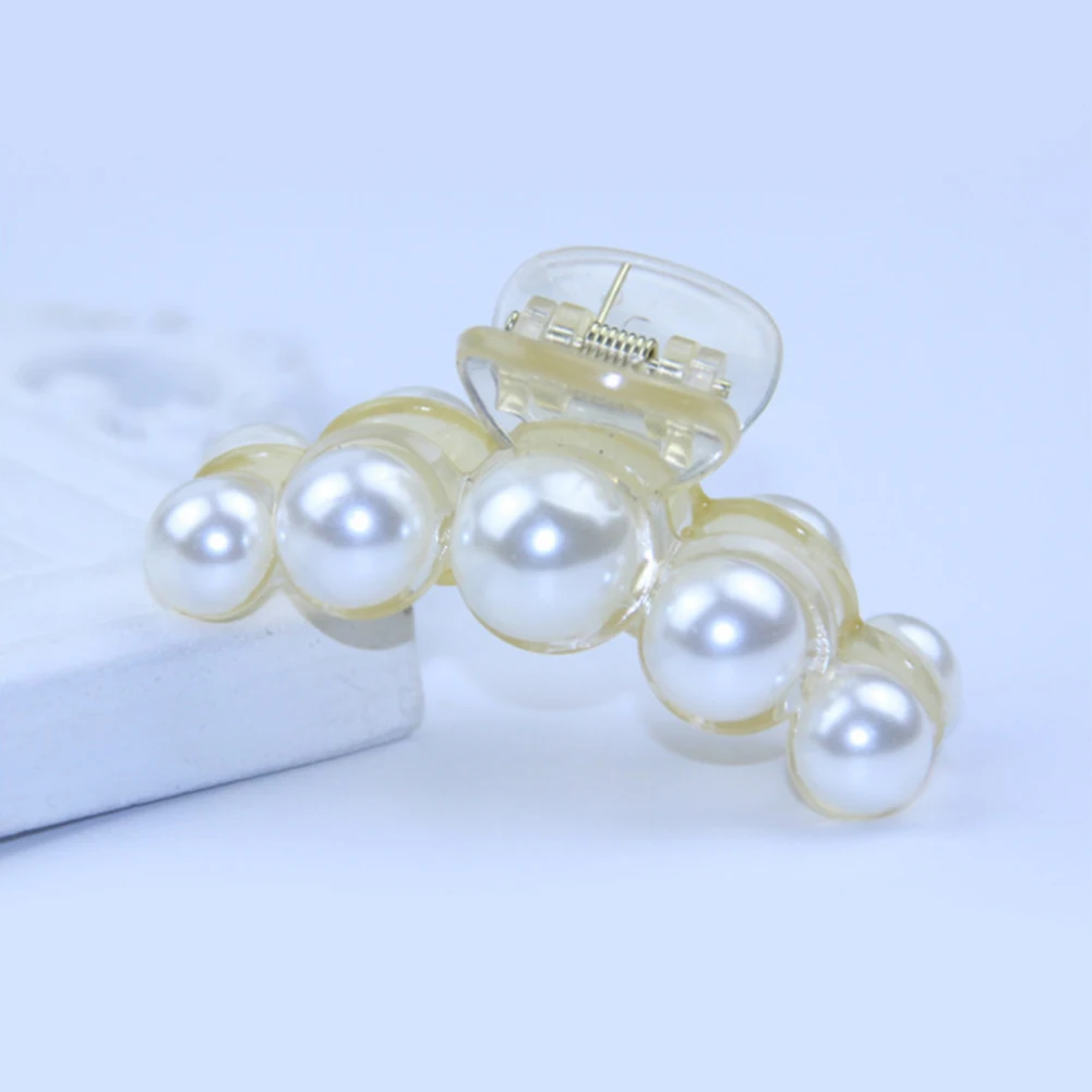 

Fashion Pearl Hairpins Hair Ornaments Girls Hairclips Shiny Crystal Hair Claws For Women Girl Hair Accessories Headwear