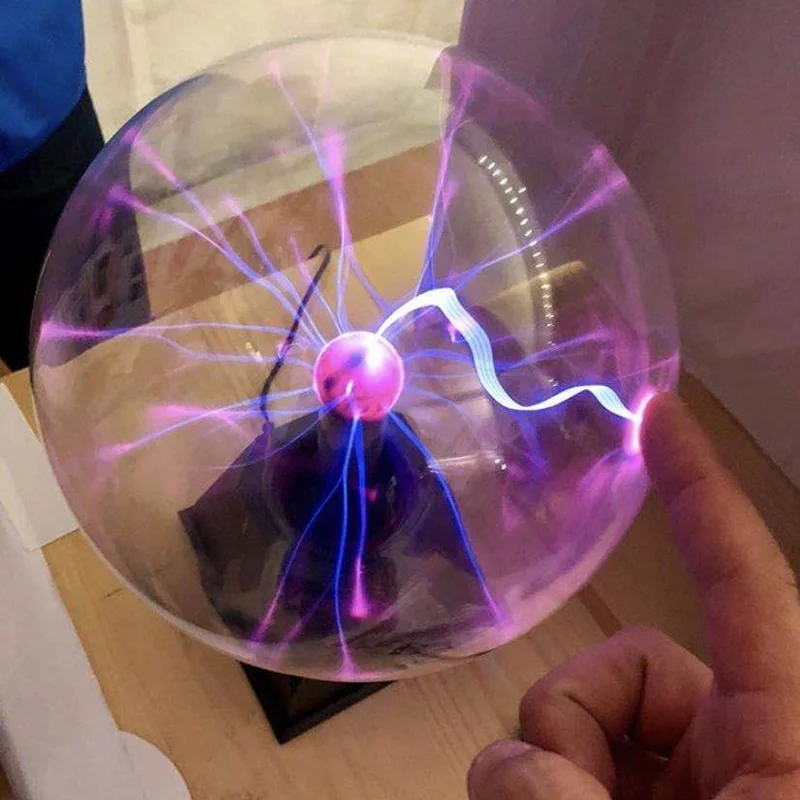 

Novelty Glass Magic Plasma Ball Light Touch & Sound Sensitive Table Lights Sphere Nightlight Magic Plasma Toy Night Lamp