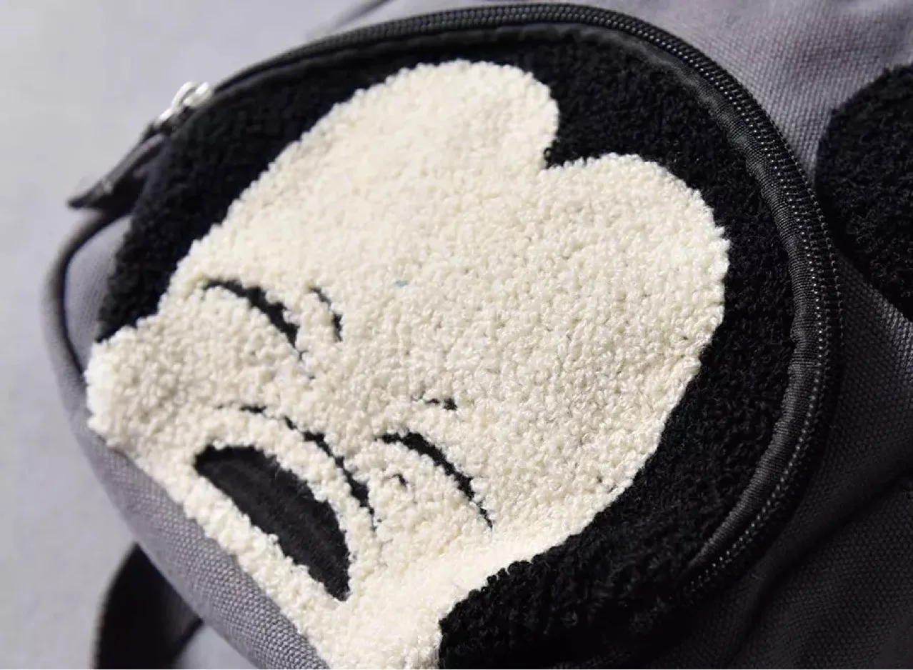 Disney Mickey Mouse Backpack Cartoon Cute Kids Bag Gray Handbag School Bags for Teenage Girls  Cute Backpack