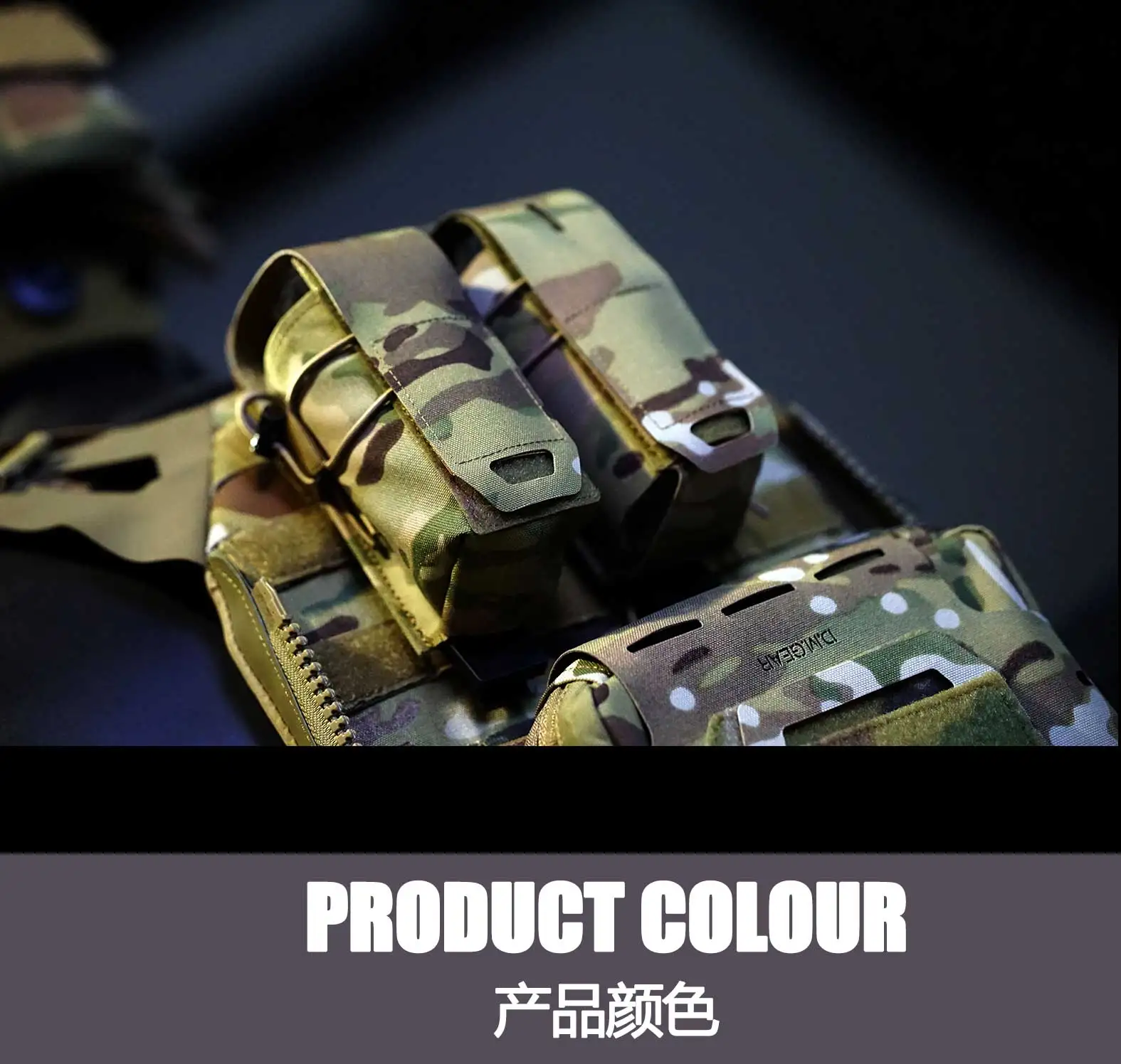 Outdoor Tactical Large Flash Egg Bag MOLLE Accessory Bag Laser Cutting Kit Two Sizes