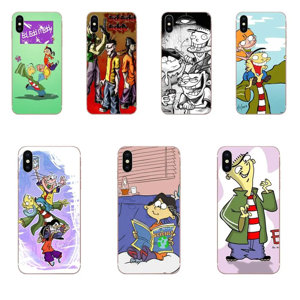 ТПУ протектор Забавный мультфильм фильм Ed Edd N Eddy для Galaxy J1 J2 J3 J330 J4 J5 J6 J7 J730 J8 2015 2016