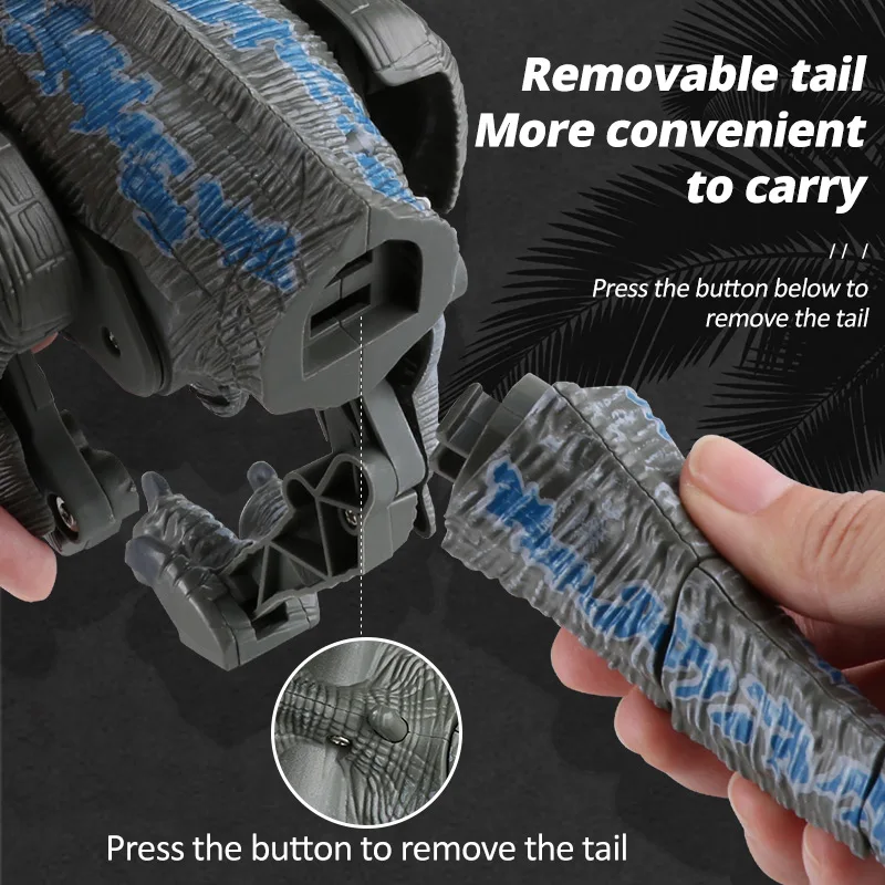 2 4G Φ Raptor Jurassic Remote Control динозавр RC электрическая прогулочная игрушка дракон для