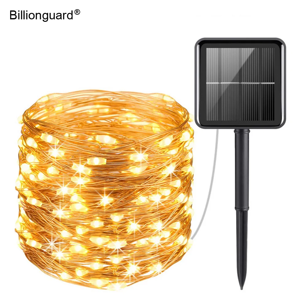 Светодиодная лента на солнечной батарее уличная лампа с медным проводом