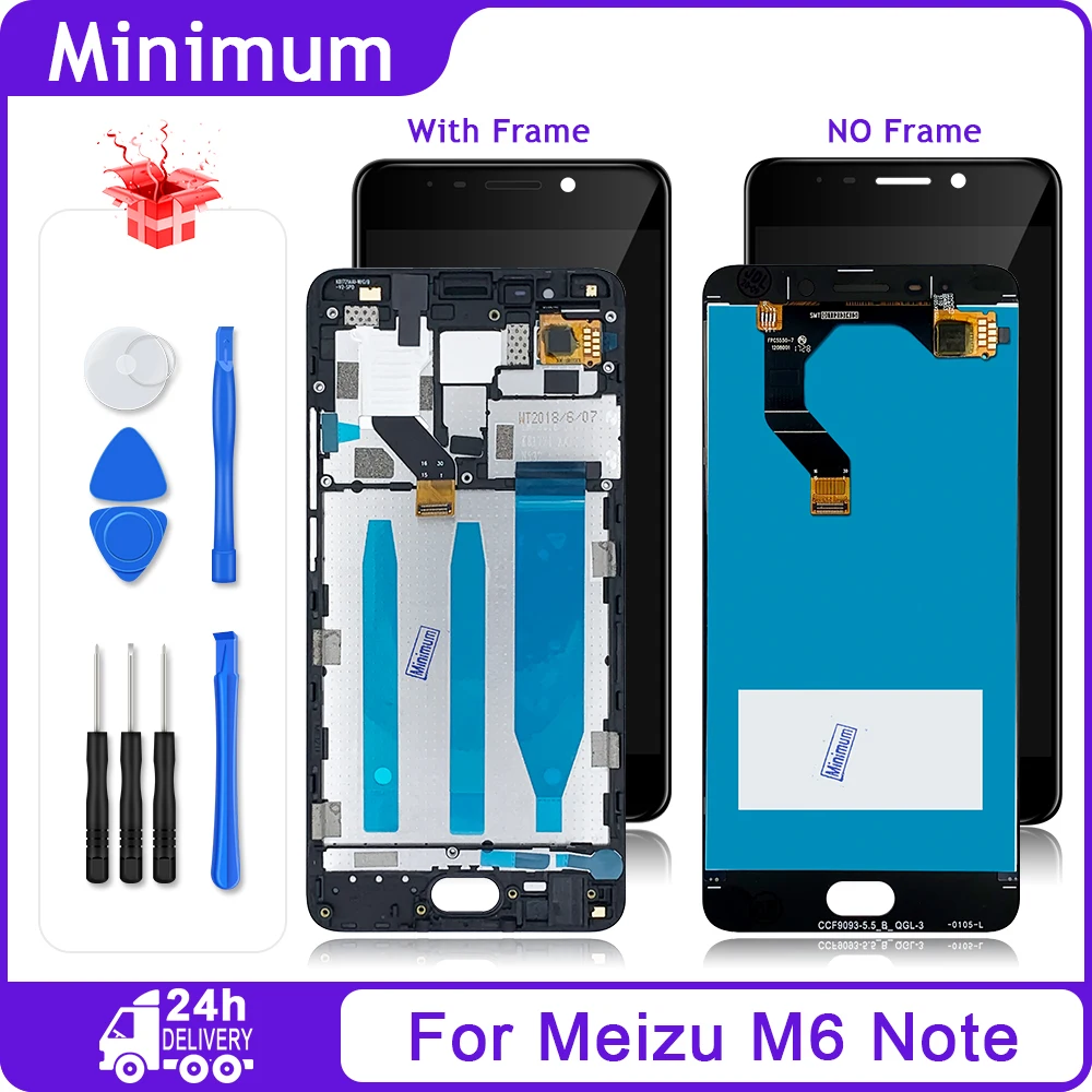 5 &quotдля Meizu M6 Примечание ЖК дисплей Дисплей кодирующий преобразователь