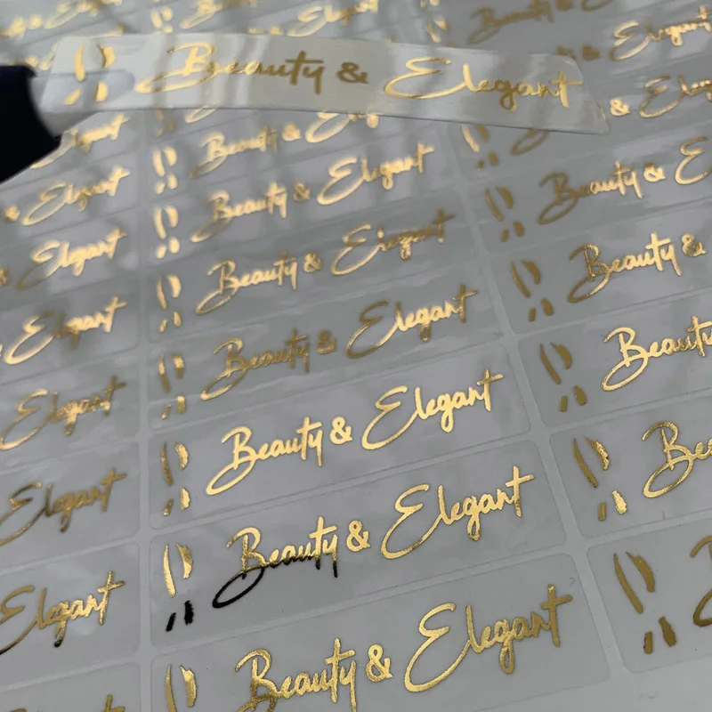 Цветные наклейки с логотипом на заказ прозрачные этикетки для ресниц из фольги.