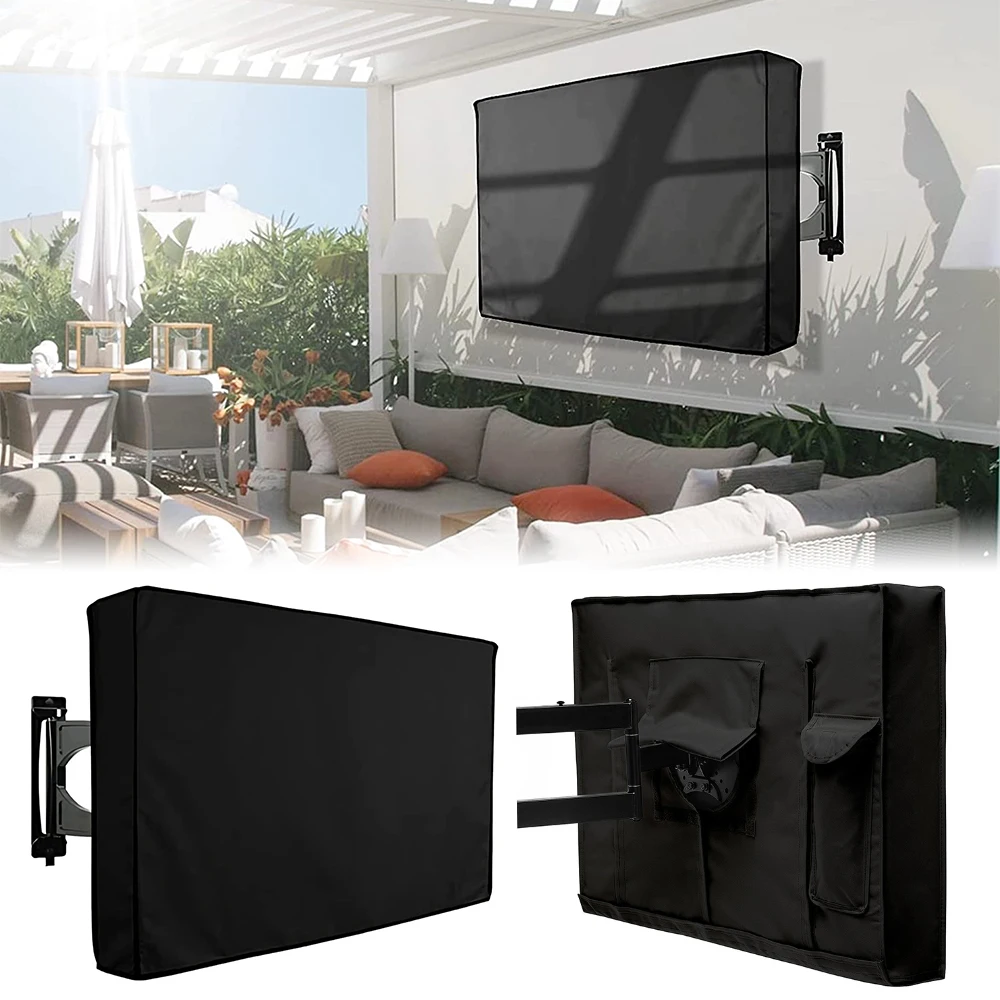 

Outdoor TV Screen Cover Universal Protector Dustproof Weatherproof High Quality Oxford Television Case For 22 To 58 Inch LCD