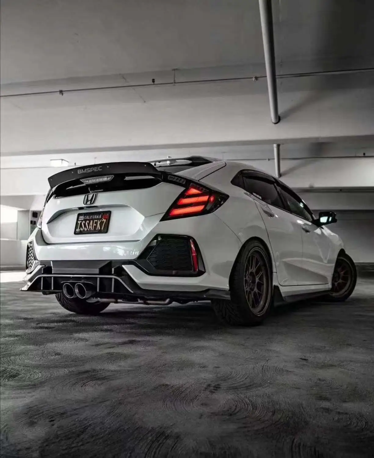 

led Rear light For HONDA Civic LED Tail Light Year Smoke Color 2016-up