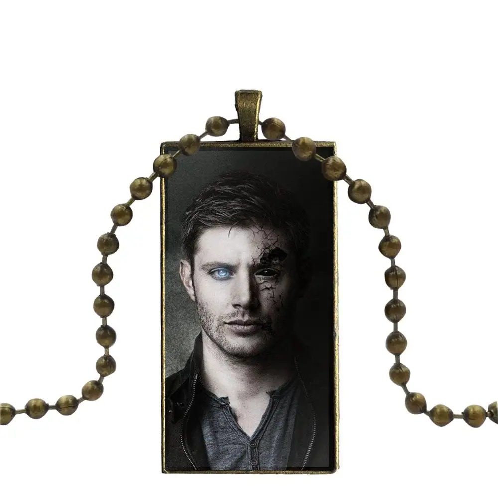 Стеклянный подвесной брелок Цепочки и ожерелья Прямоугольник Модные для Для