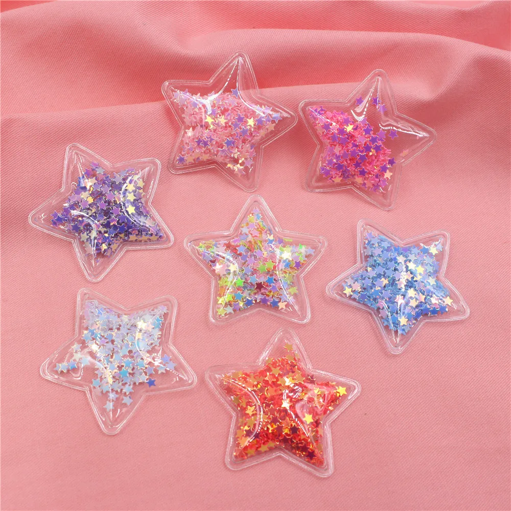 5 шт. 3 8 см звезда украшения Головные уборы аксессуары шпилька для волос заколка