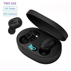 Беспроводные наушники-вкладыши E6S TWS, водонепроницаемая Спортивная беспроводная гарнитура с цифровым дисплеем и микрофоном, наушники с сенсорным управлением