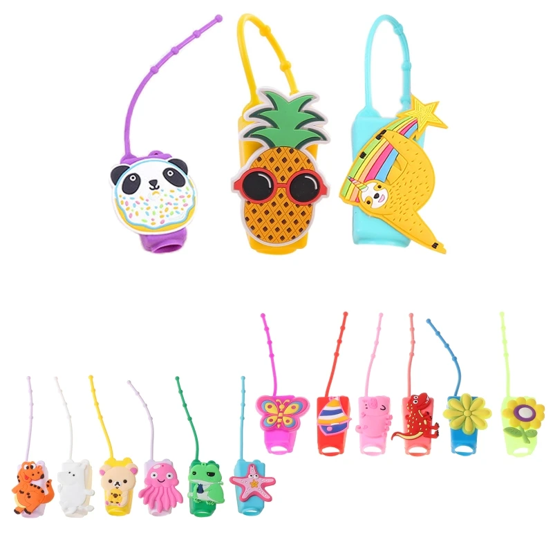 10 шт. дезинфицирующее средство для рук 30 мл пустая бутылка силиконовый держатель