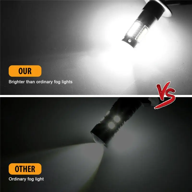 

1Pcs Car Lights Super Bright H1 LED Bulb LED projector Fog Light Bulbs 6500K White Driving Day Running Lamp Automobiles Bulbs