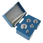 5 шт. 50 г 20 г 10 г 5g граммов точные хромированные Калибровочные весы набор веса Новый 07 Ноября