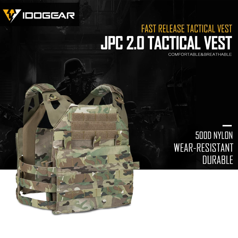 IDOGEAR Тактический JPC жилет армированный носитель Военная облегченная модульная