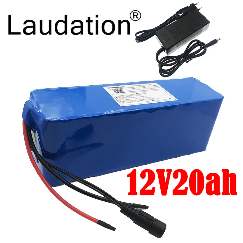 Высококачественный батарейный блок lauation 12V2 0Ah, 10 А, защита BMS, внешняя мощность, ксеноновая лампа, двигатель, аккумулятор с зарядным устройством
