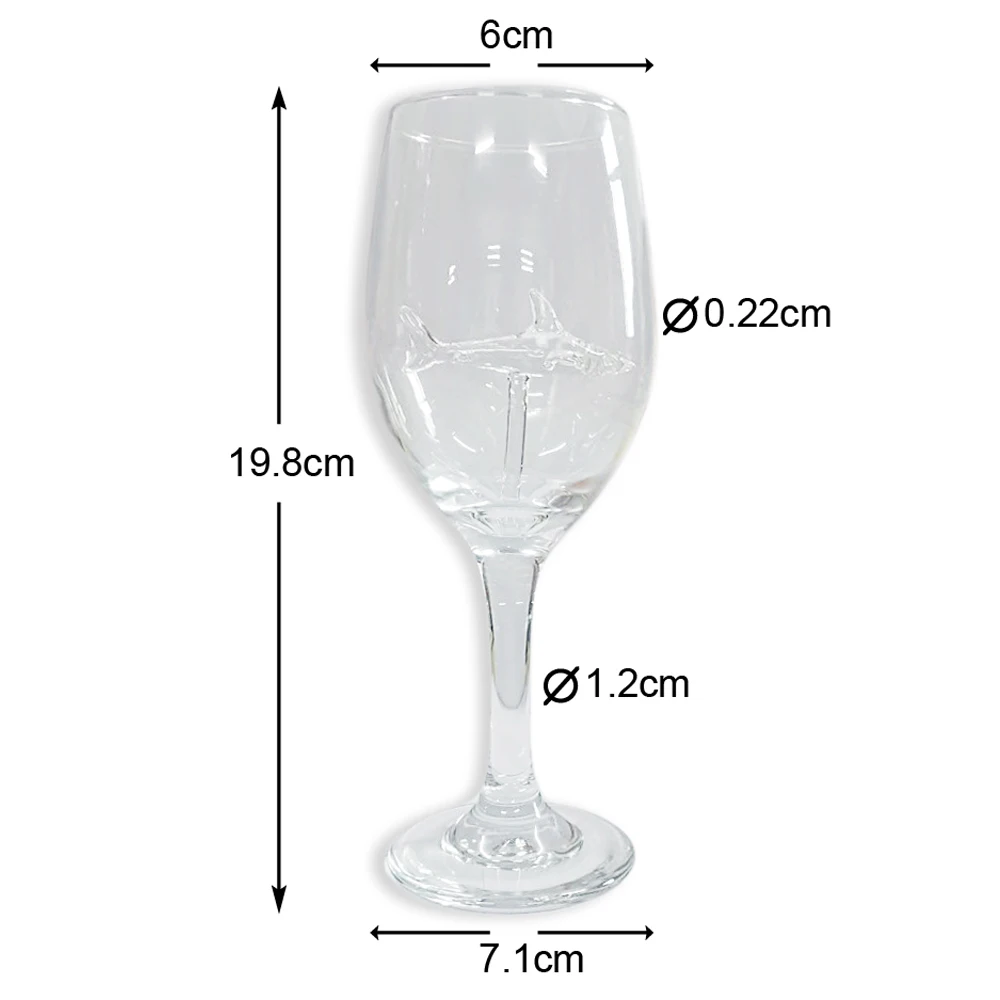 Домашняя оригинальная Акула красное вино бокал для вина вечерние бокалы
