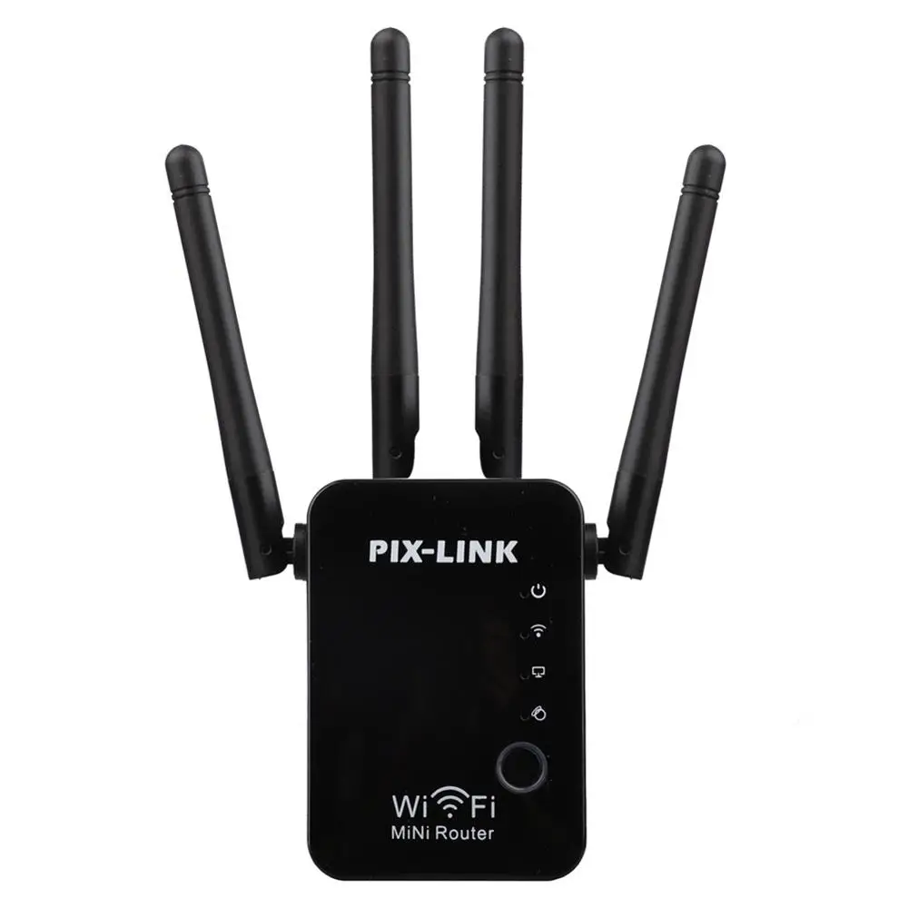 Беспроводной мини маршрутизатор PIXLINK усилитель сигнала Wi Fi 2 4 ГГц|Беспроводные