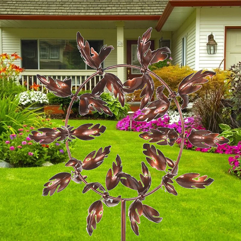 

Уникальные и волшебные металлические скульптуры с мельницей подходят для украшения газона