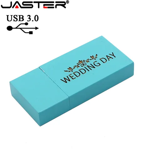 JASTER USB 3.0 (10 шт. бесплатный логотип) 10 цветов Деревянная USB-диска USB-флешка Память-ручка-накопитель 64 ГБ 16 ГБ 32 ГБ подарок