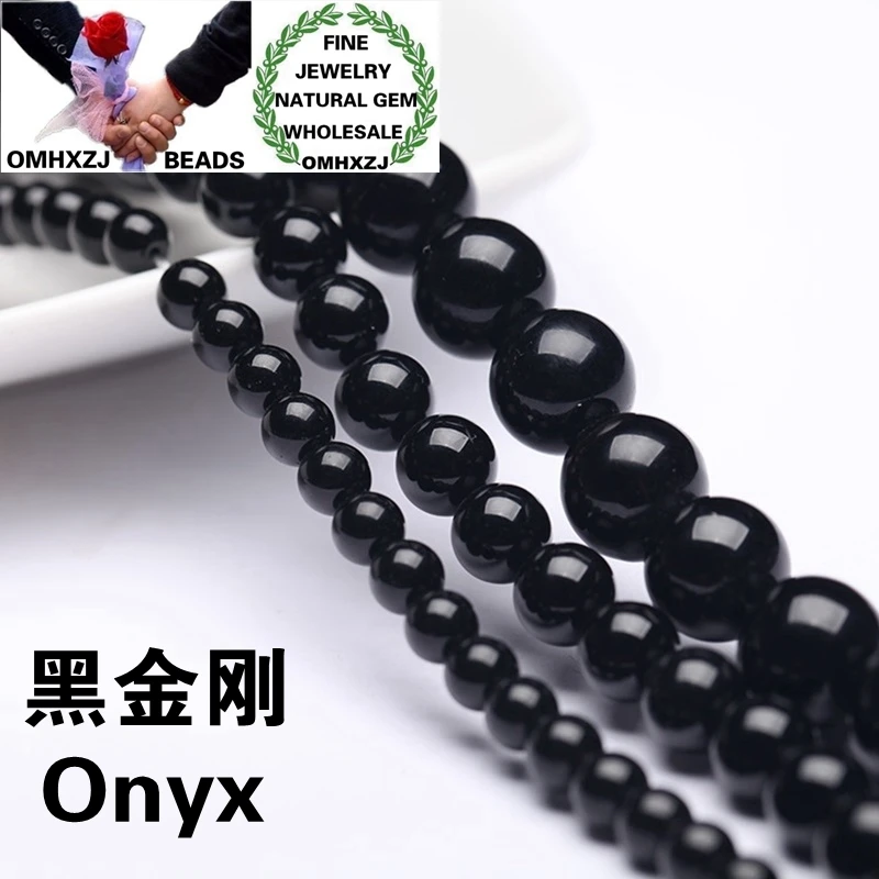 

OMHXZJ оптовая продажа ZB81 46 8 10 12 мм DIY браслет ожерелье ювелирные изделия аксессуары фурнитура из натурального камня тонкая фотография