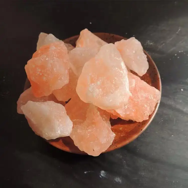 Натуральная Розовая Гималайская скальная соль Chunk для украшения сделай