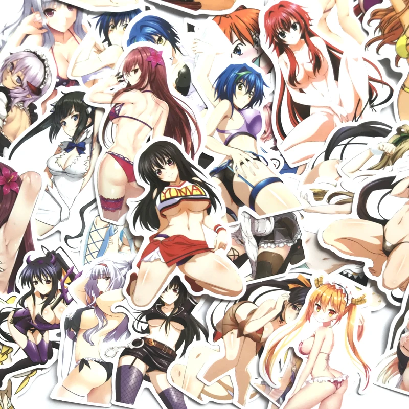 70 шт. Сексуальная японская мультяшная Аниме красота девушки Сделай Сам ПВХ