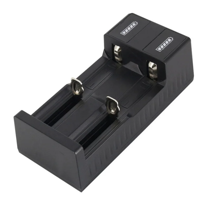

Universal 2 slot Battery USB Charger Smart Chargering for Rechargeable Batteries Li-ion 18650 26650 14500