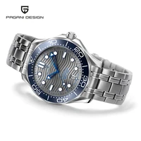 pagani design nh35a military mens automatic mechanical sports watch stainless steel luminous sapphire 007 relogio masculino