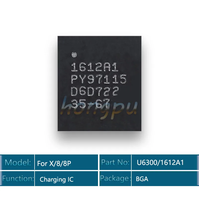 5 шт./лот Новинка U6300/1612A1 56 штифтов для iphone X/8/8 plus U2 USB зарядное устройство для зарядки Hydra ic