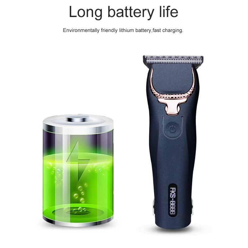 

Electric Hair Clipper Rechargeable Low Noise Hair Cutting Machine Beard Shaver Trimmer for Men Barber Hair Shaving