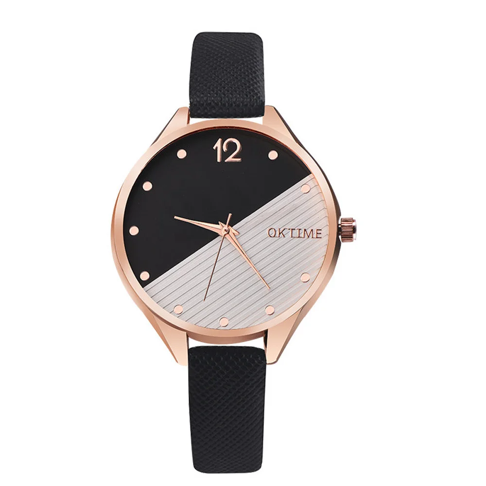 Женские часы OKTIME креативные наручные женские хит продаж ультра тонкие с ремешком