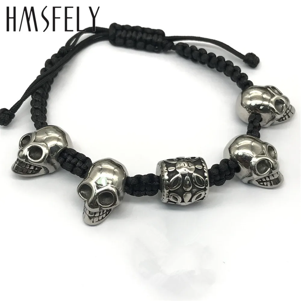 Цилиндрические бусины HMSFELY 316L из нержавеющей стали аксессуары для