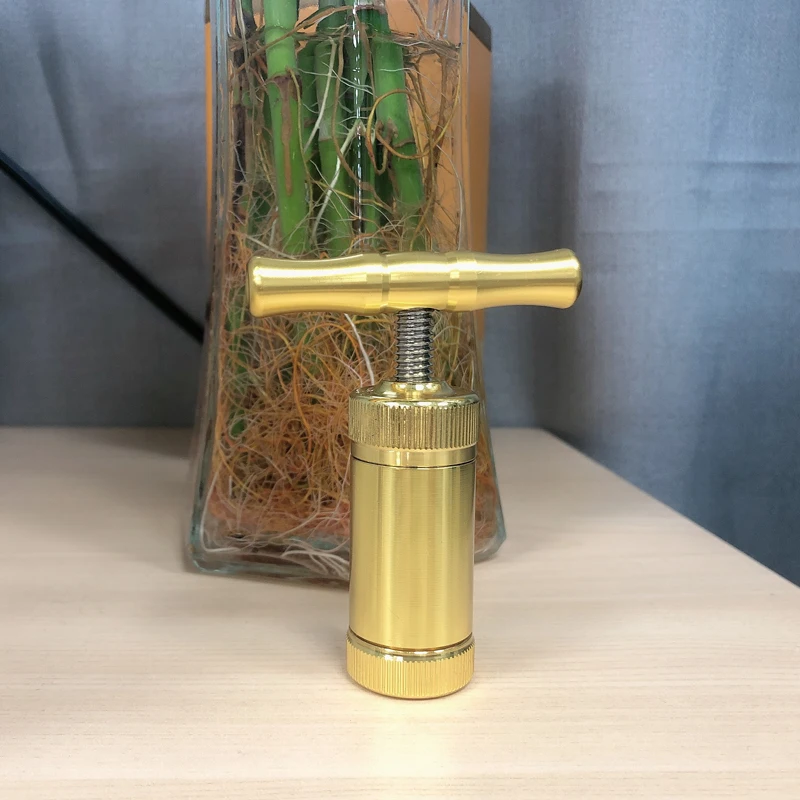 

Aluminum Pollen Presser Compressor Press Metal Herb Grinder Tobacco Spice Crusher Smoking Accessories