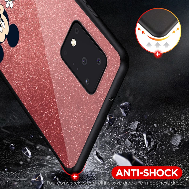 

Disney Art Mickey Mouse For Samsung Note 20 10 8 9 M02 M31 S M60S M40 M30 M21 M20 M10 S Ultra Pro Plus Black Phone Case