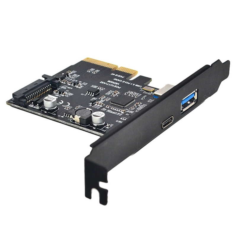

USB3.1 TYPE-C + TYPE-A Expansion Card ASMedia ASM3142 to 10Gbps