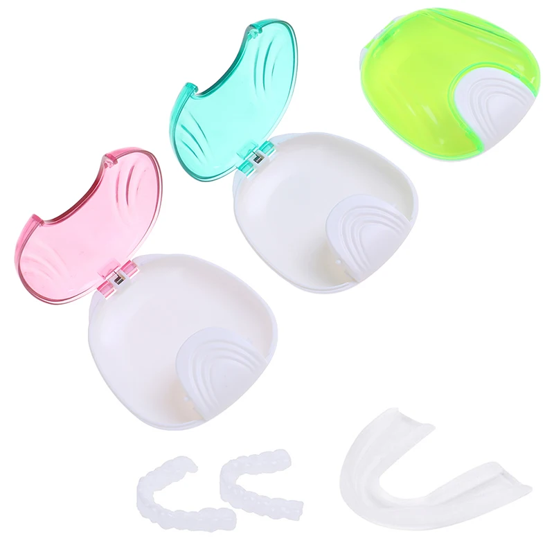 1 шт. Портативный зубных Ложные чистка зубов коробка протез для ванной контейнер