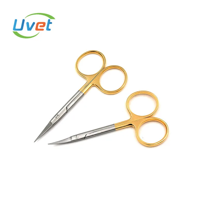3 шт. офтальмические ножницы Нержавеющая сталь глаз для хирургии наконечник