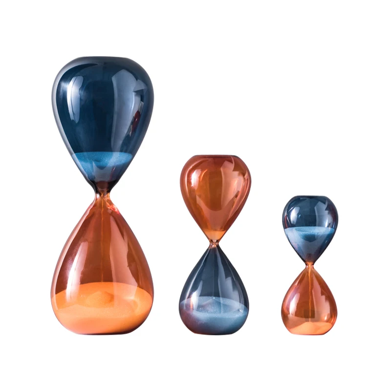 

Nordic ins creative two-color timing hourglass simple personality living room TV wine cabinet home decoration gift decoration
