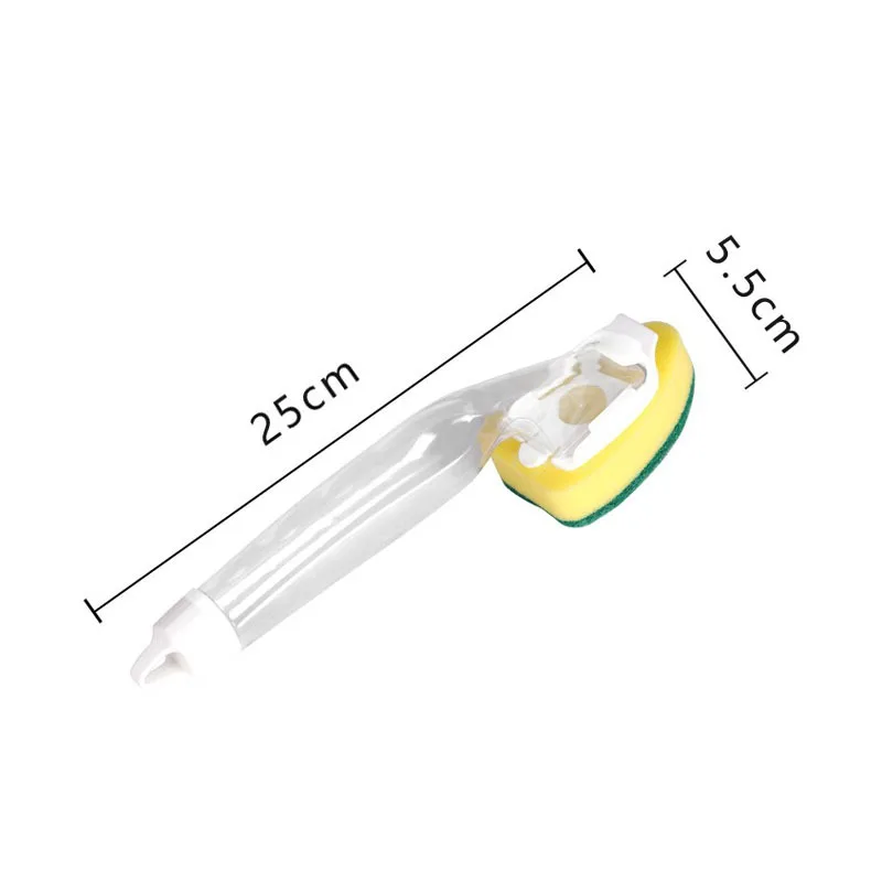 1PC Long Handle Detachable Cleaning Brush Replacement Sponge Head Dish Bowls Washing Soap Dispenser Home Kitchen Accessories | Дом и сад