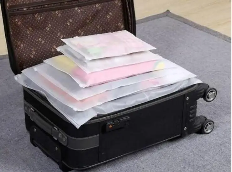20 см x 28 закрываемые трусы для упаковки одежды Ziplock полиэтиленовый пакет