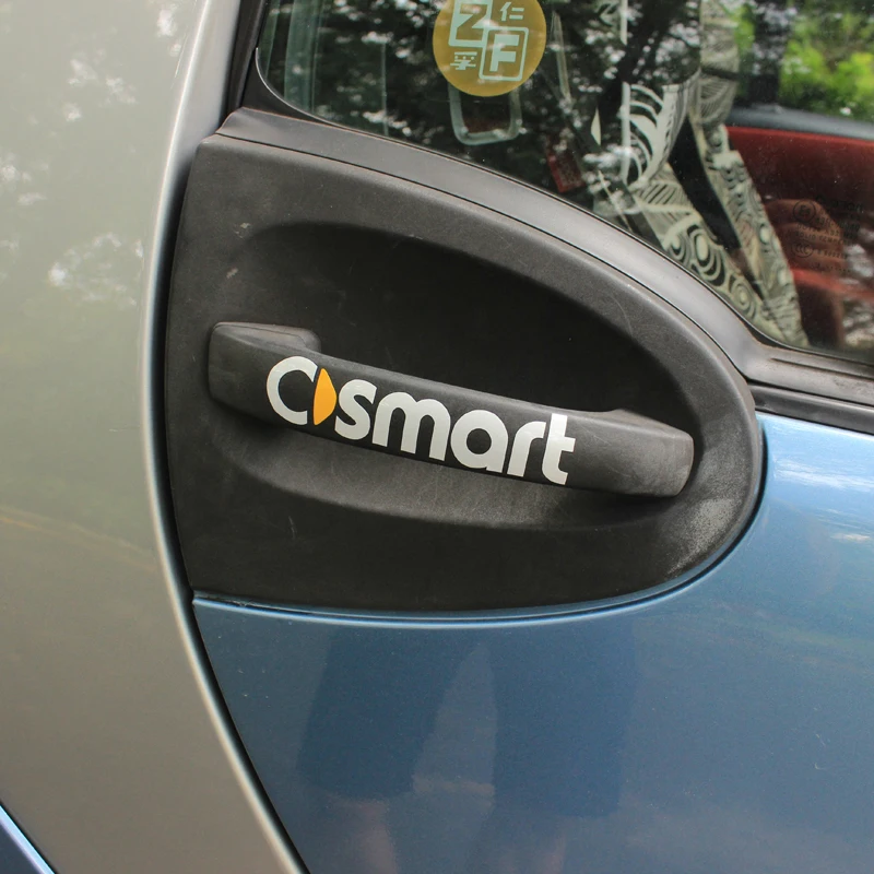 Наклейка на дверную ручку для Mercedes Smart Fortwo 2 шт. 453 451 450 декоративная пленка