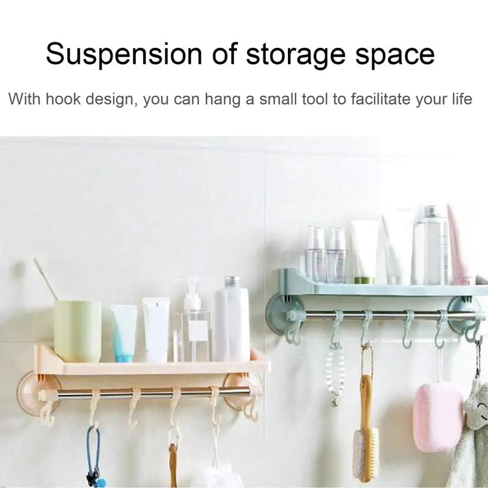 Регулируемая Вешалка с крючками на двойной присоске вешалка для полотенец