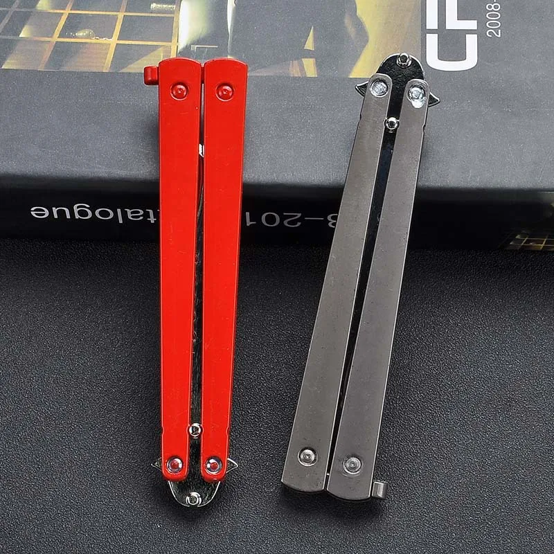 Новый паук бабочка нож металлическая игрушка аниме бросок складной самообороны