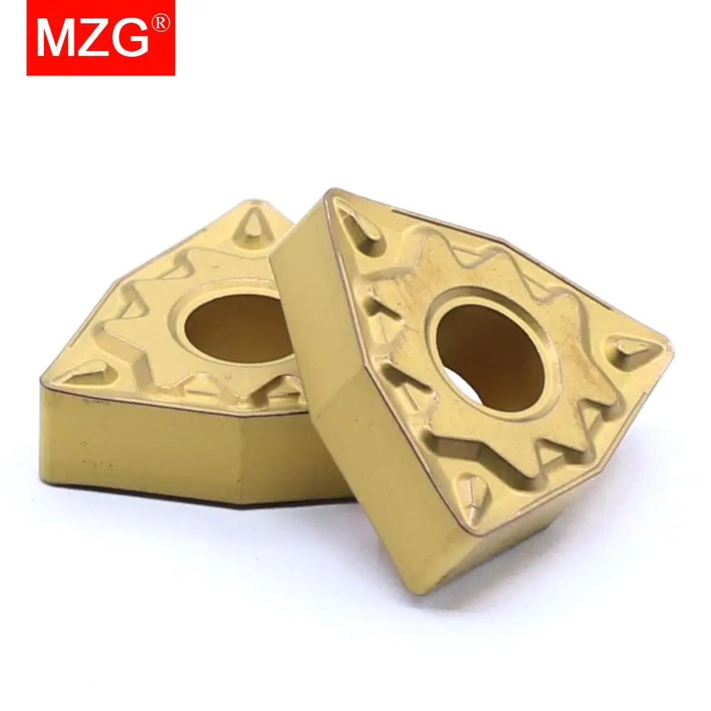 Токарный резец с ЧПУ MZG WNMG 0804 04 08 HQ ZC25 обработка стали со средней отделкой