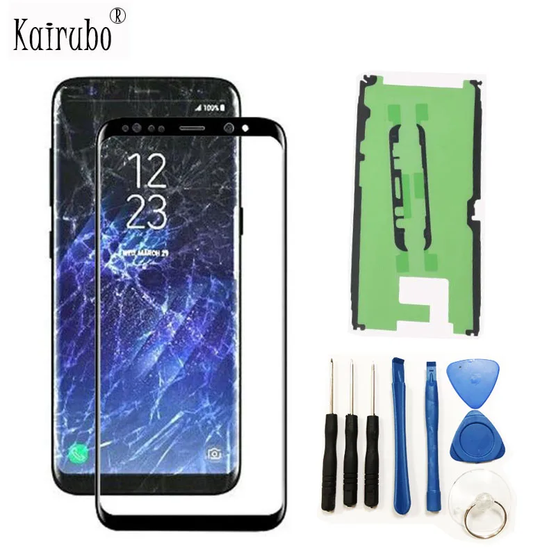 Сменное стекло для переднего внешнего экрана Samsung Galaxy S10 Plus S10E S9 S8 Note 8 9 ЖК +