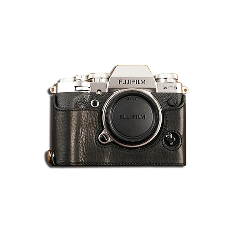Чехол для камеры из натуральной кожи полубоди Fujifilm XT3 сумка Fuji ручная работа