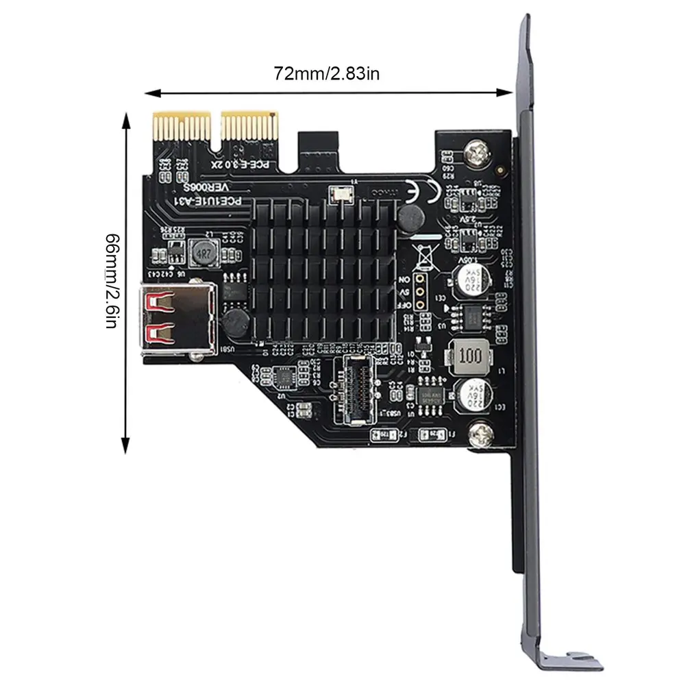 

Add on card PCI Express 3.0 USB 3.1 PCI-E Card PCIe USB Adapter Raiser Type-E USB3.1 gen2 10gbps+USB2.0 Expansion Card