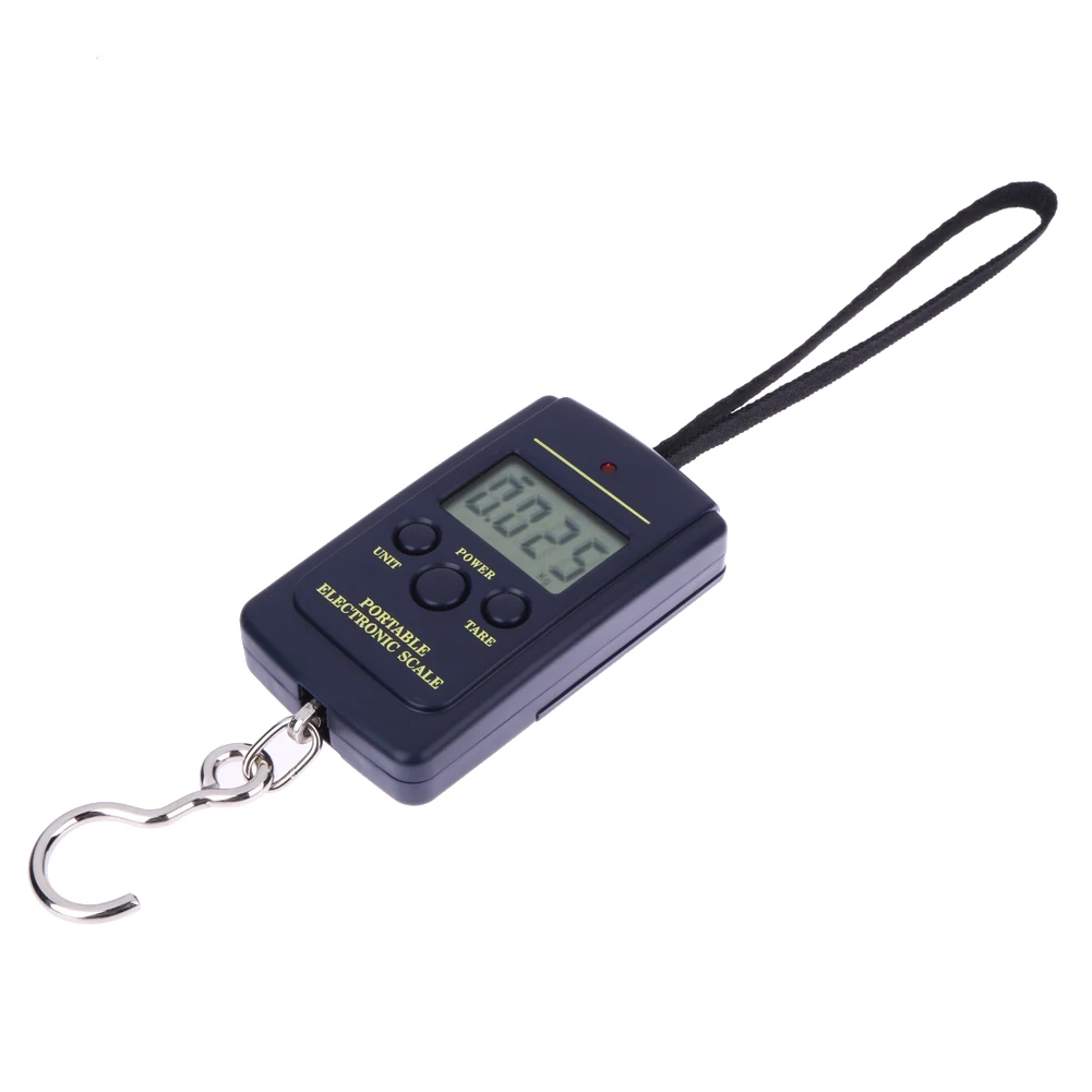 Portable 40kg/10g Digital Scale Fishing Electronic Weighting Steelyard Hanging Pocket Hook Weight Tool | Спорт и развлечения