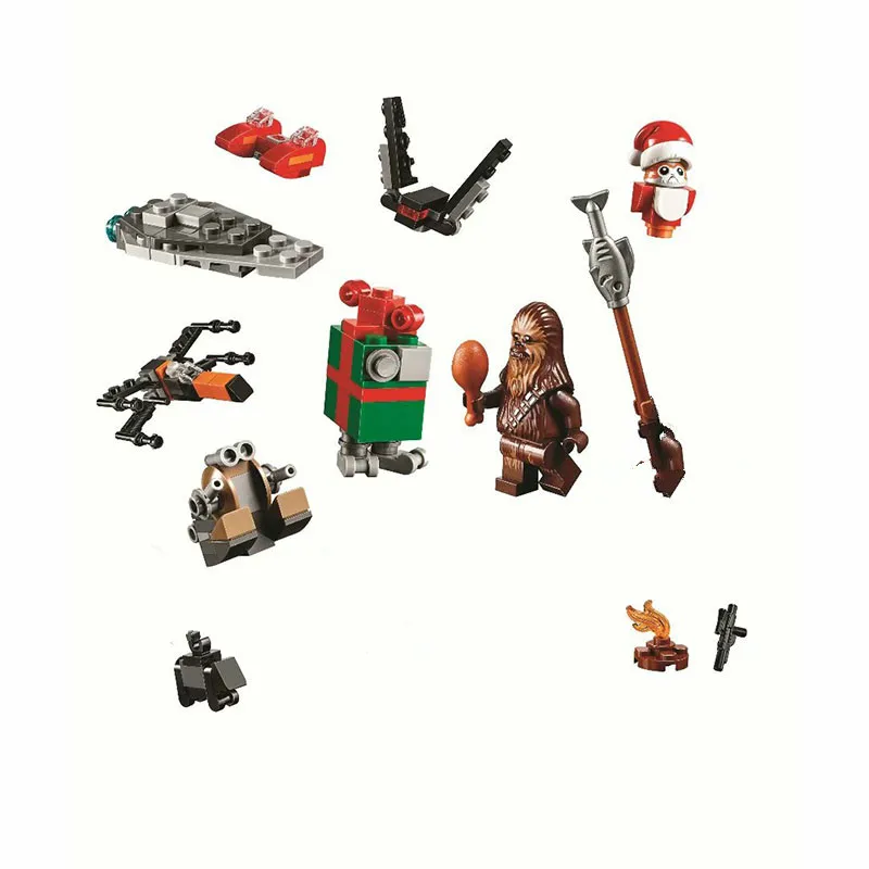 В наличии 11444 Звездные войны серии Advent календарь строительные блоки кирпичи