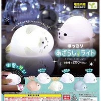 japan genuine yell animal light gentle seal shape lamp capsule toys gashapon gifts